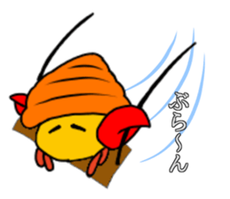 Hermit crab-kun 2 sticker #12080395
