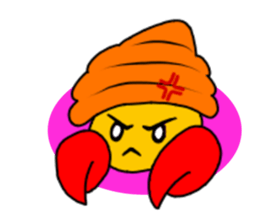 Hermit crab-kun 2 sticker #12080399