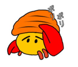 Hermit crab-kun 2 sticker #12080401