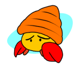 Hermit crab-kun 2 sticker #12080402