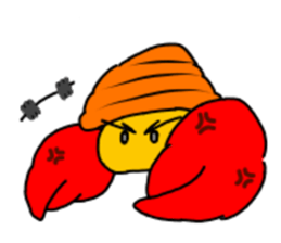 Hermit crab-kun 2 sticker #12080407