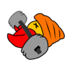 Hermit crab-kun 2 sticker #12080408