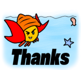 Hermit crab-kun 2 sticker #12080413