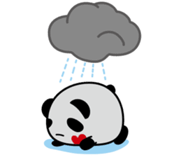 Panda maru - GOOD LUCK sticker #12080538