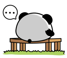 Panda maru - GOOD LUCK sticker #12080540