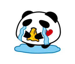 Panda maru - GOOD LUCK sticker #12080552
