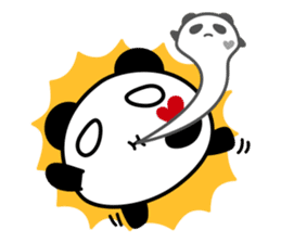 Panda maru - GOOD LUCK sticker #12080553