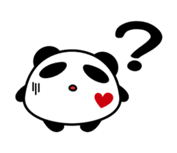 Panda maru - GOOD LUCK sticker #12080554