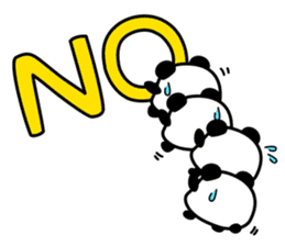 Panda maru - GOOD LUCK sticker #12080558