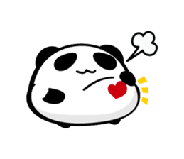 Panda maru - GOOD LUCK sticker #12080559