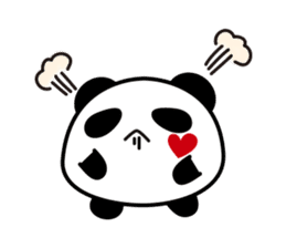 Panda maru - GOOD LUCK sticker #12080560