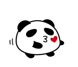 Panda maru - GOOD LUCK sticker #12080561