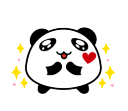 Panda maru - GOOD LUCK sticker #12080562