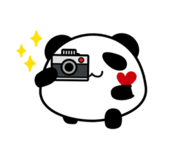 Panda maru - GOOD LUCK sticker #12080565