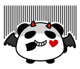Panda maru - GOOD LUCK sticker #12080569