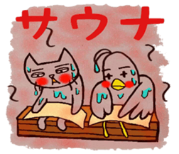 Nekokun & torikun ~society~ sticker #12081899