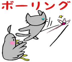 Nekokun & torikun ~society~ sticker #12081903