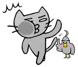 Nekokun & torikun ~society~ sticker #12081904