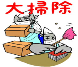Nekokun & torikun ~society~ sticker #12081916