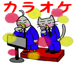 Nekokun & torikun ~society~ sticker #12081922