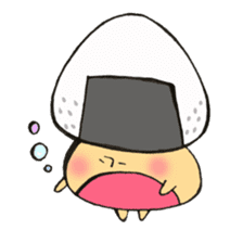 Various face Mr. rice-ball mushroom, 4. sticker #12081936