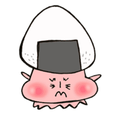 Various face Mr. rice-ball mushroom, 4. sticker #12081942