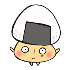 Various face Mr. rice-ball mushroom, 4. sticker #12081943