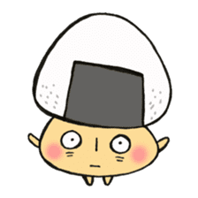Various face Mr. rice-ball mushroom, 4. sticker #12081943