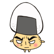 Various face Mr. rice-ball mushroom, 4. sticker #12081944