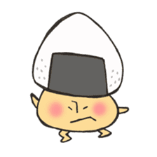 Various face Mr. rice-ball mushroom, 4. sticker #12081946