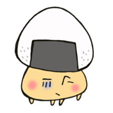 Various face Mr. rice-ball mushroom, 4. sticker #12081948