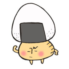 Various face Mr. rice-ball mushroom, 4. sticker #12081949