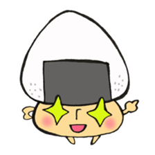 Various face Mr. rice-ball mushroom, 4. sticker #12081950