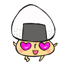 Various face Mr. rice-ball mushroom, 4. sticker #12081951