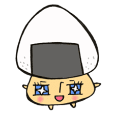 Various face Mr. rice-ball mushroom, 4. sticker #12081953