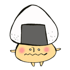 Various face Mr. rice-ball mushroom, 4. sticker #12081954