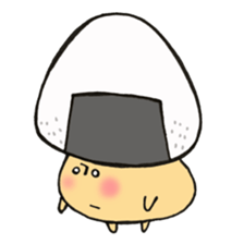 Various face Mr. rice-ball mushroom, 4. sticker #12081956
