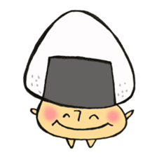 Various face Mr. rice-ball mushroom, 4. sticker #12081960