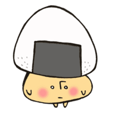 Various face Mr. rice-ball mushroom, 4. sticker #12081961