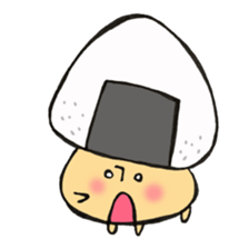 Various face Mr. rice-ball mushroom, 4. sticker #12081969