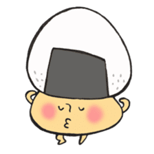 Various face Mr. rice-ball mushroom, 4. sticker #12081970