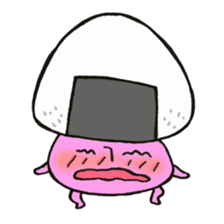 Various face Mr. rice-ball mushroom, 4. sticker #12081971