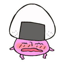 Various face Mr. rice-ball mushroom, 4. sticker #12081971