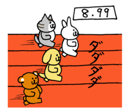 Animal sports team sticker #12082422