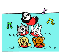 Animal sports team sticker #12082452