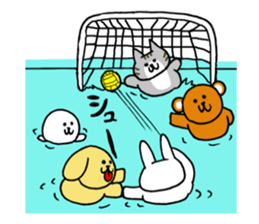 Animal sports team sticker #12082453