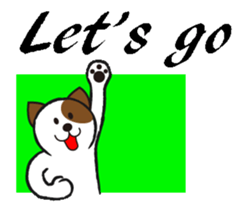 Cute dog puns like sticker #12082779