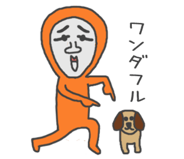 Man of tights 3 sticker #12083800