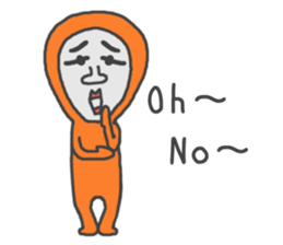 Man of tights 3 sticker #12083814