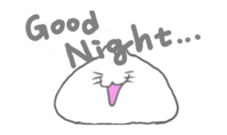 big face cat so cute sticker #12084621